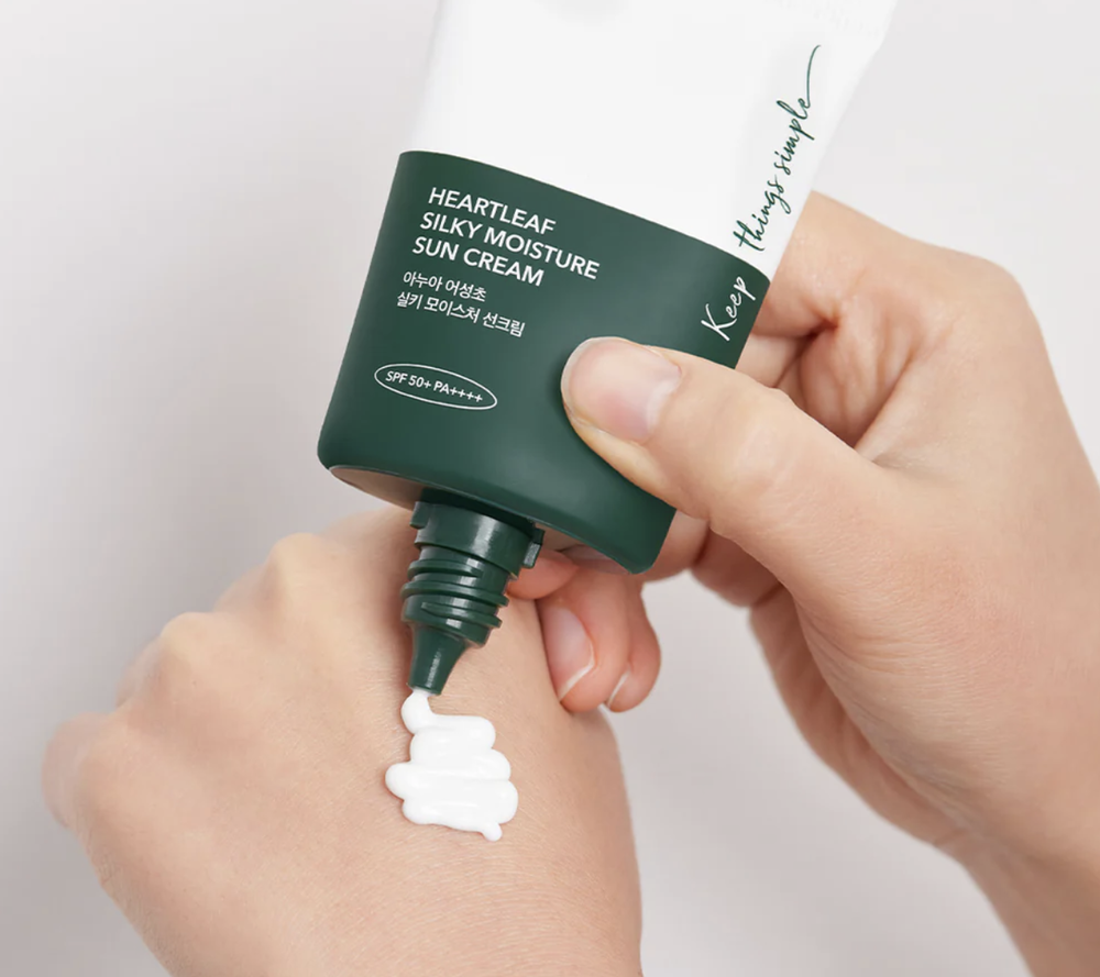 Heartleaf Silky Moisture Sun Cream SPF 50+ PA ++++